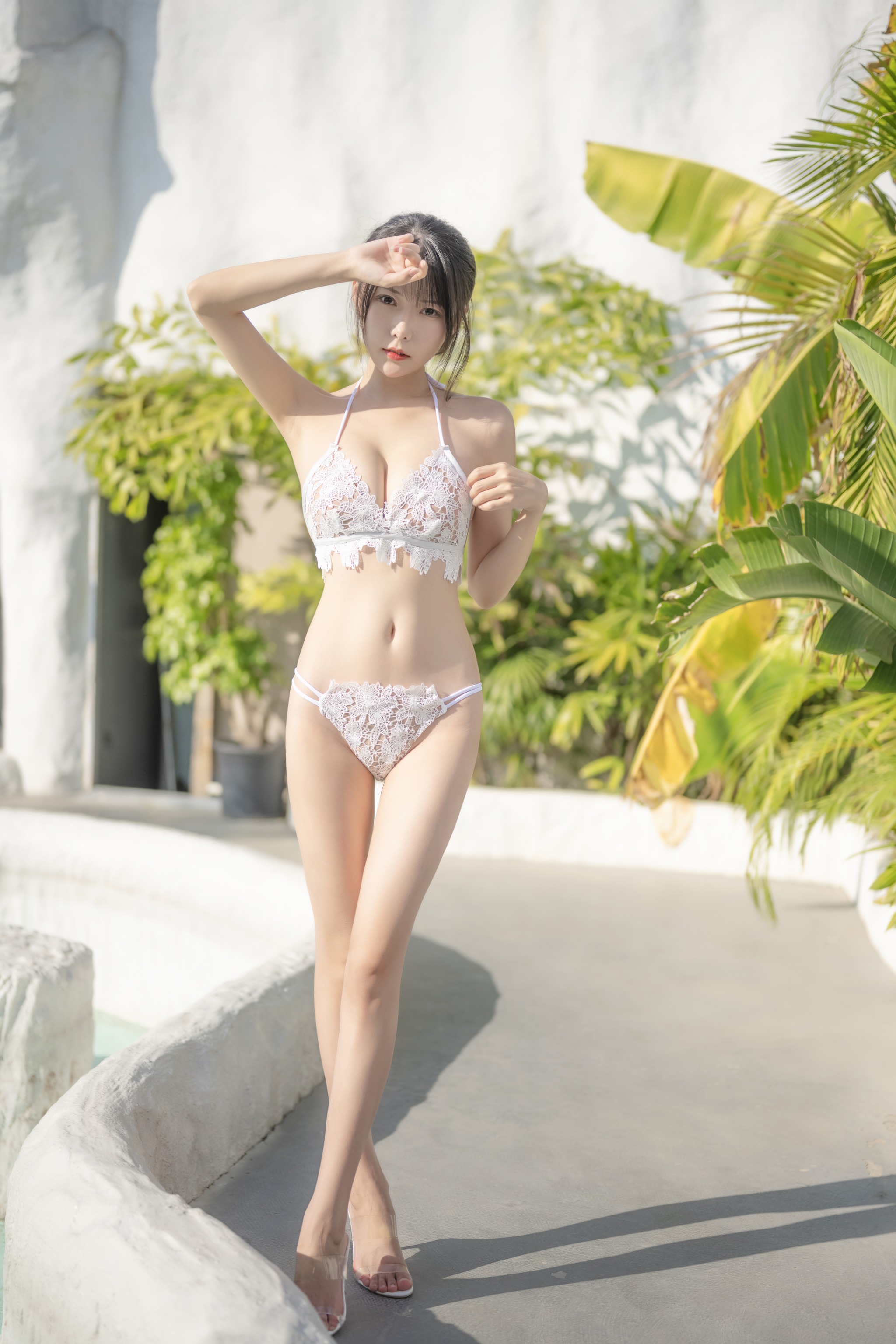 香草喵露露 - NO.028 小露乱撞 泳装 [34P1V]-XikXak